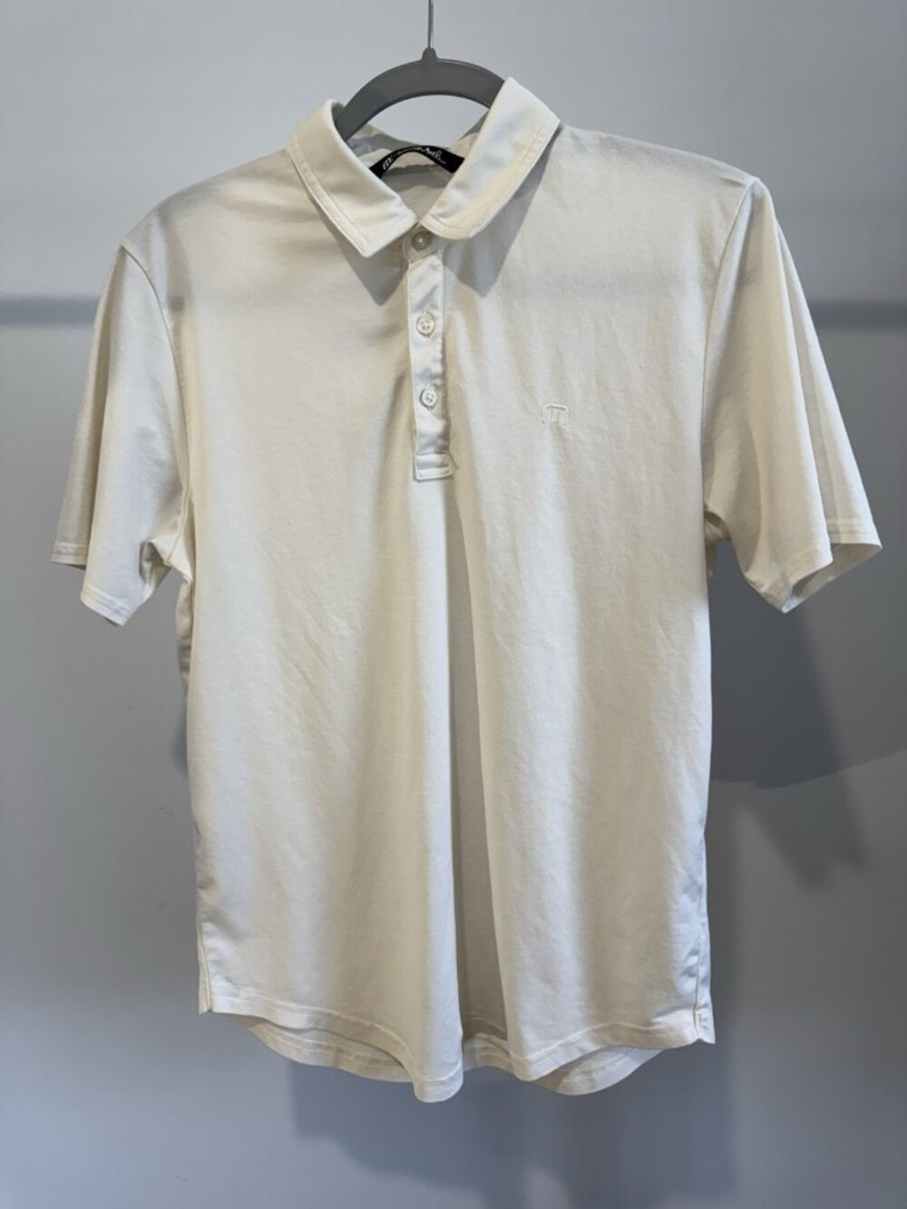 TravisMathew Golf Polo Men's M Cream White